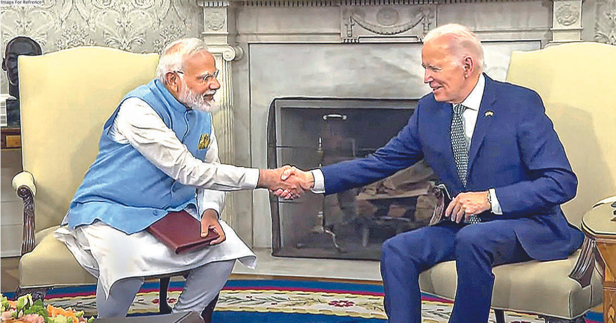 2 PROUD NATIONS BOND BY 3 WORDS, BIDEN SAYS AS HE WELCOMES MODI...WE THE PEOPLE